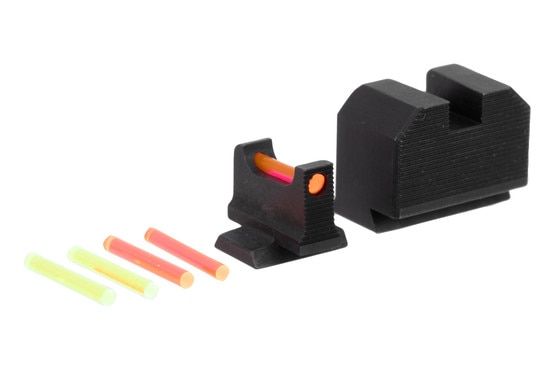 Fiber optic sight set for Smith and Wesson M&P 2.0.
